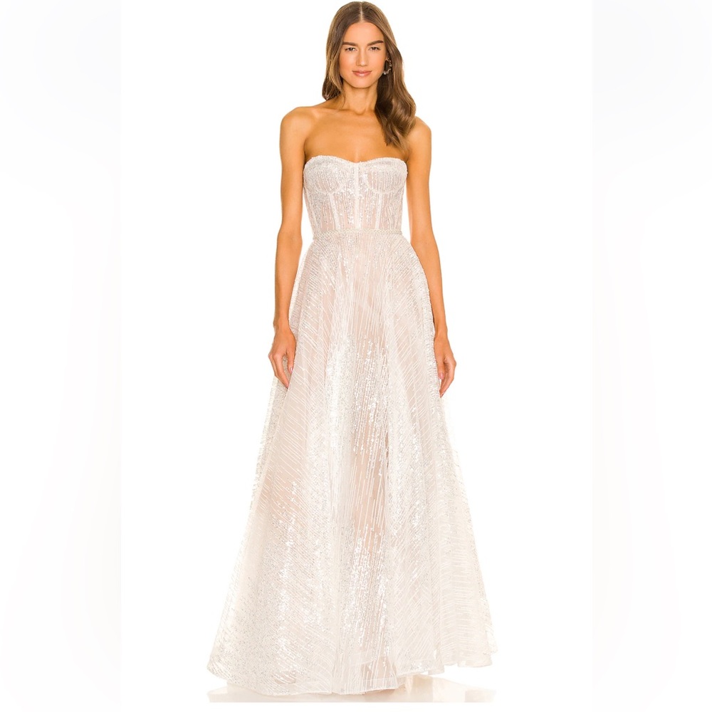Bronx and Banco Mademoiselle Bridal Gown in White